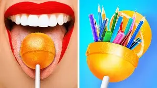 AWESOME SCHOOL AND ART HACKS 🎒🎨 Brilliant Gadgets and Cool Doll’s Hacks By 123 GO Like!