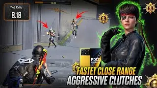 AGGRESSIVE 1V4 CLUTCHES 3.2 UPDATE BGMI POCO X6 PRO SMOOTH + 90 FPS BGMI TEST