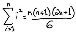 Sum of the squares of 