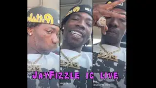 JayFizzle - ig live listening to music he ft.s in.