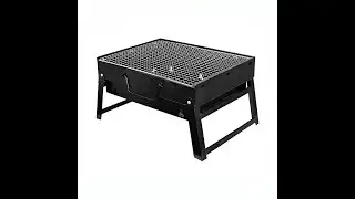 Factory Steel Folding Legs Portable BBQ Grill for Camping Picnic