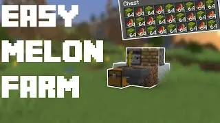 Easiest Food Farm in Minecraft 1.19+ (automatic melon)