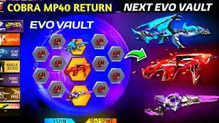 Next Evo Vault Event, Cobra Mp40 Return 🥳🤯| Free Fire New Event| Ff New Event |New Event Free Fire