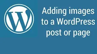 Adding images to a WordPress post or page