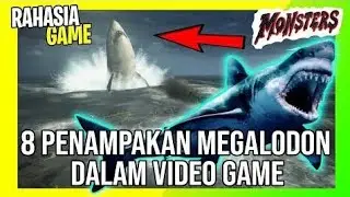 8 Penampakan Megalodon Dalam Video Game | Monster Hiu Dari Zaman Dinosaurus