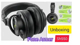 ARMER SH550  HEADFONES UNBOXING - @DjPaulofurtadomix 