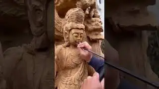 #youtubeshorts #viral 3d cnc dip carving👌लकड़ी की मूर्ति ३डडी♥️લાકડાં ની ૩ ડી મુરતી 👌#cncrouter