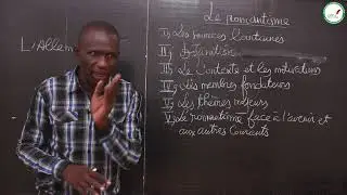 Lesson - First Year - French: Romanticism / Mr. BA