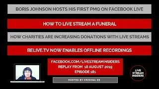 Live stream News Week Commencing 18 August 2019