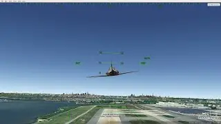 Google Earth Pro flight simulator 2025   JFK - Harrisburg