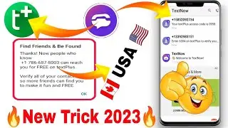 TextNow New Trick 🎉 Get unlimited USA 🇺🇸 WhatsApp Number in textplus