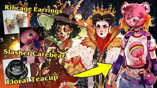You sent me MORE cool images & I turned them into weird characters 🦉🌺🍄(CHARACTER DESIGN CHALLENGE)