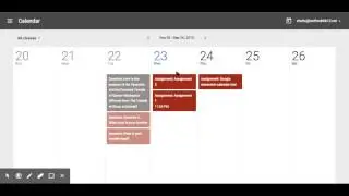 Google Classroom - View Assignments in Calendar View