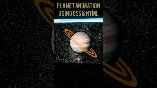 Planet Animation using CSS & HTML + Code | Vs code | CSS tutorial | 