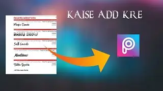 How to add stylish fonts in picsart application || SV CREATIVE