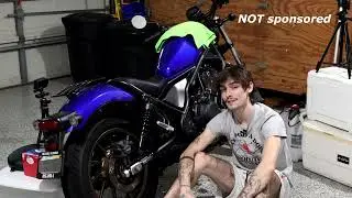 rear rack install on the honda rebel 500