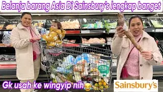 BELANJA BARANG ASIA Di SAINSBURY LENGKAP BANGET || GAK USAH KE WINGYIP NIH 😂
