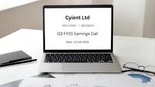 Cyient Q3FY25 Concall | Earnings Conference Call Q3 Results 2025 Latest Share News