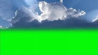 cloud sky green screen video