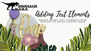 Inkscape Tutorial: How to Add Usable Text Elements to SVG Files | Uploading Text SVGs to Cricut