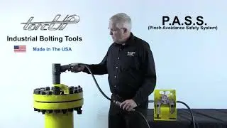 Pneumatic Raptor Torque Wrench, Pinch Avoidance Safety System