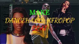 MAKE AFRO DANCEHALL BEAT IN FL STUDIO - ( SHAY X Omah Lay TYPE Instrumental) 2023