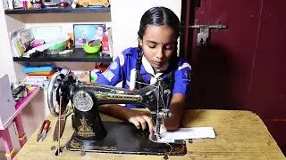 ஒரு கையால் மாஸ்க் தைக்கும் மாற்றுத்திறனாளி சிறுமி | Specially Abled Girl Stitches Masks | Tamil NEWJ