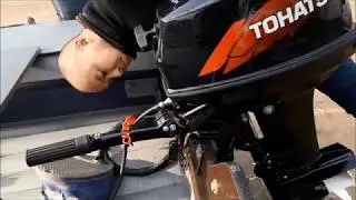 лодочный мотор Тохатсу 18 лодка флагман 350 нднд