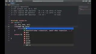 C Programming Language: Logical Operator