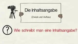 Inhaltsangabe (Aufbau und Zweck)