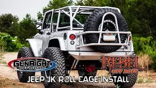 GenRight Off Road 2 Door Full Roll Cage Kit Install