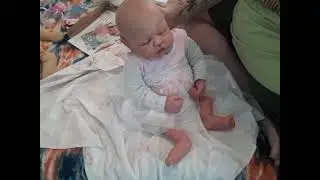 New silicone cuddle baby, box opening, scout by silicone studios