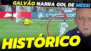O GOL DE MESSI CONTRA A FRANÇA NA VOZ DO GALVÃO BUENO | FINAL COPA 2022