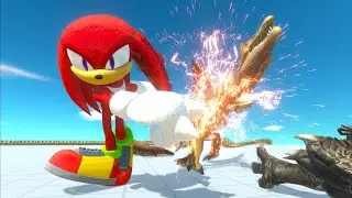 Knuckles vs Factions Animal Revolt Battle Simulator