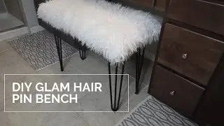 Quick Project |  Glam Hair Pin DIY Bench | Alexis Nichole