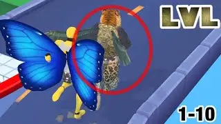 Merge Animals 3D - LVL 1-10 - Gameplay Walkthrough