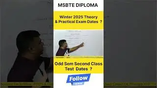 📅 MSBTE Winter 2025 Exam Time Table + Class Test Dates | Full Info in 60 Sec 🔥 