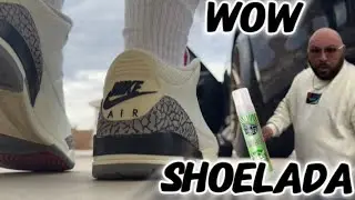 SHOELADA Cleaning, touch up on Nike Air Jordan 3