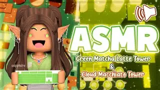ROBLOX Green Match Latte Tower & Cloud Macchiato Tower but it's Keyboard ASMR