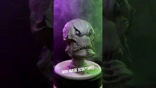Antron Alien Mask Sculpture