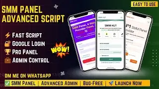 Smm Panel Script 2025 | All Working Modules + Google Login | Fully Secure