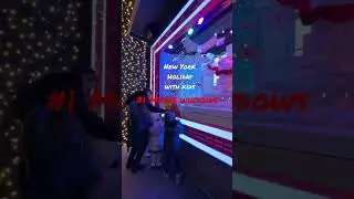 New York holiday guide with kids in December Part 1 - Macy’s Windows #shorts #macys #shortsfeed