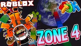 TAKING ON ZONE 4!! *SPACE* | Roblox JToH