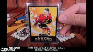 2023-24 Upper Deck Credentials Hockey 5 Box Break #2