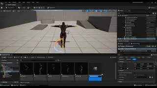 UE5 Blueprints Tutorial 068-11 Create Animations, Blend Space 1D