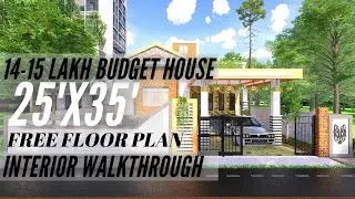 14-15 Lakh BUDGET HOUSE DESIGN-INTERIOR WALKTHROUGH