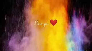 I love you 💙 free background animation
