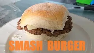 Making a SMASH BURGER at Home