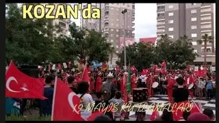 Kozan'da 19 Mayıs Coşkuyla kutlandı.