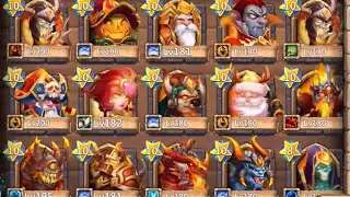 24 Egg Smashes For DEMOGORGON 200k Might 50k Gems 4 Heroes Castle Clash